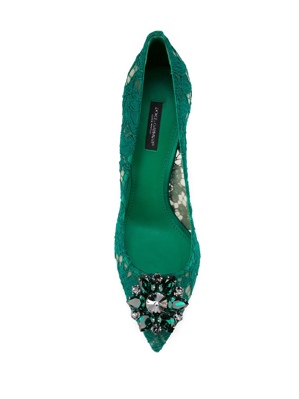 Dolce & Gabbana With Heel Verde Scuro Cotton
