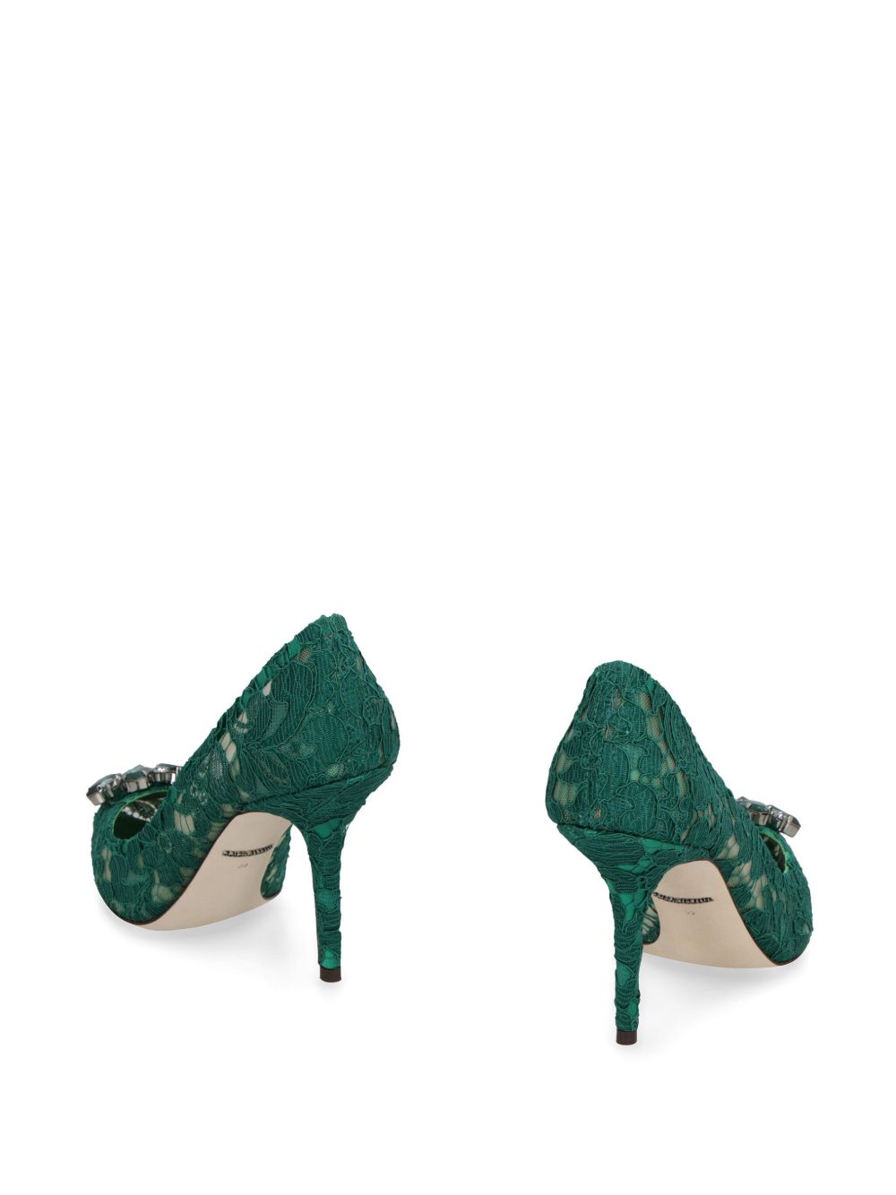 Dolce & Gabbana With Heel Verde Scuro Cotton