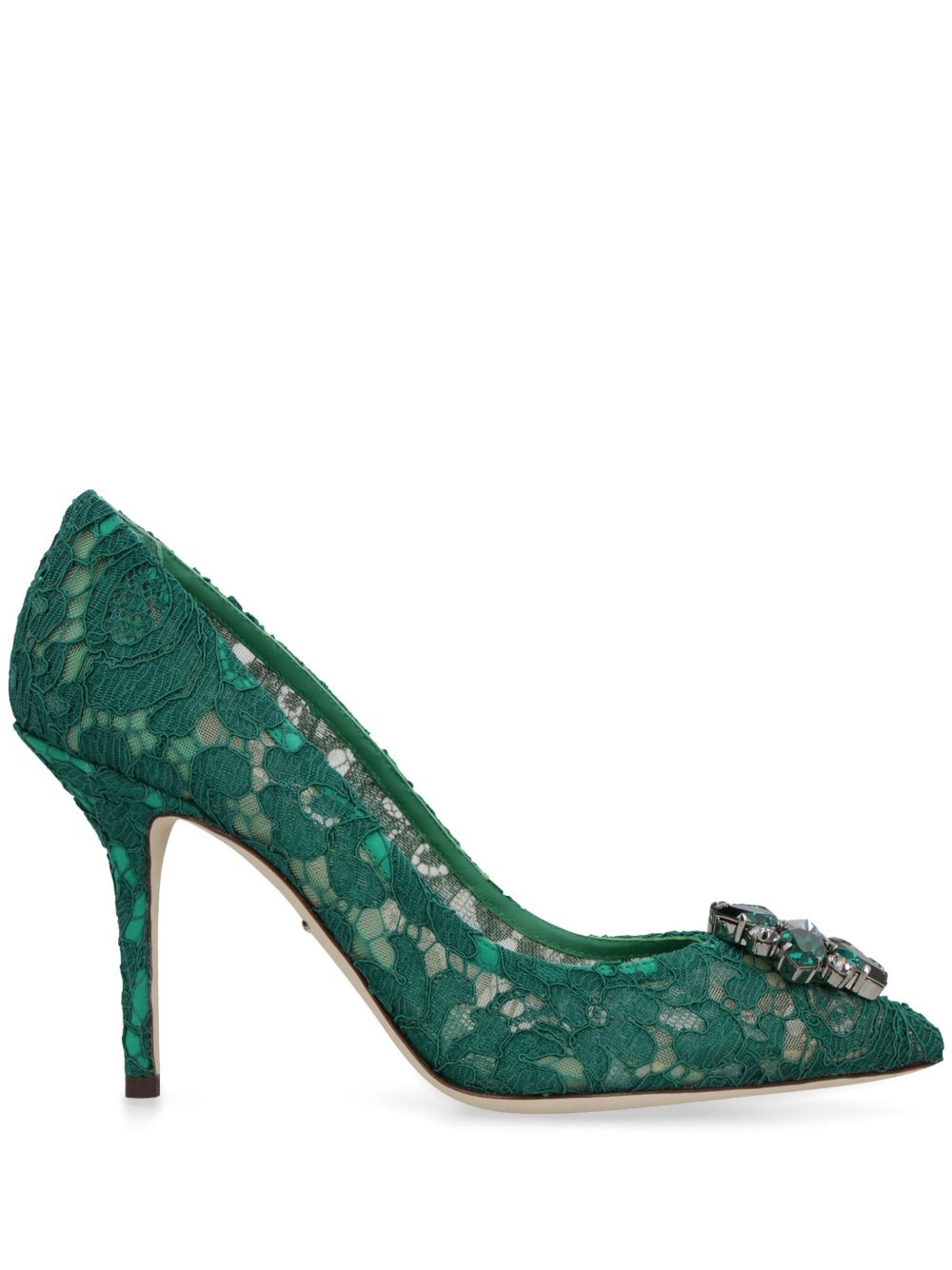 Dolce & Gabbana With Heel Verde Scuro Cotton