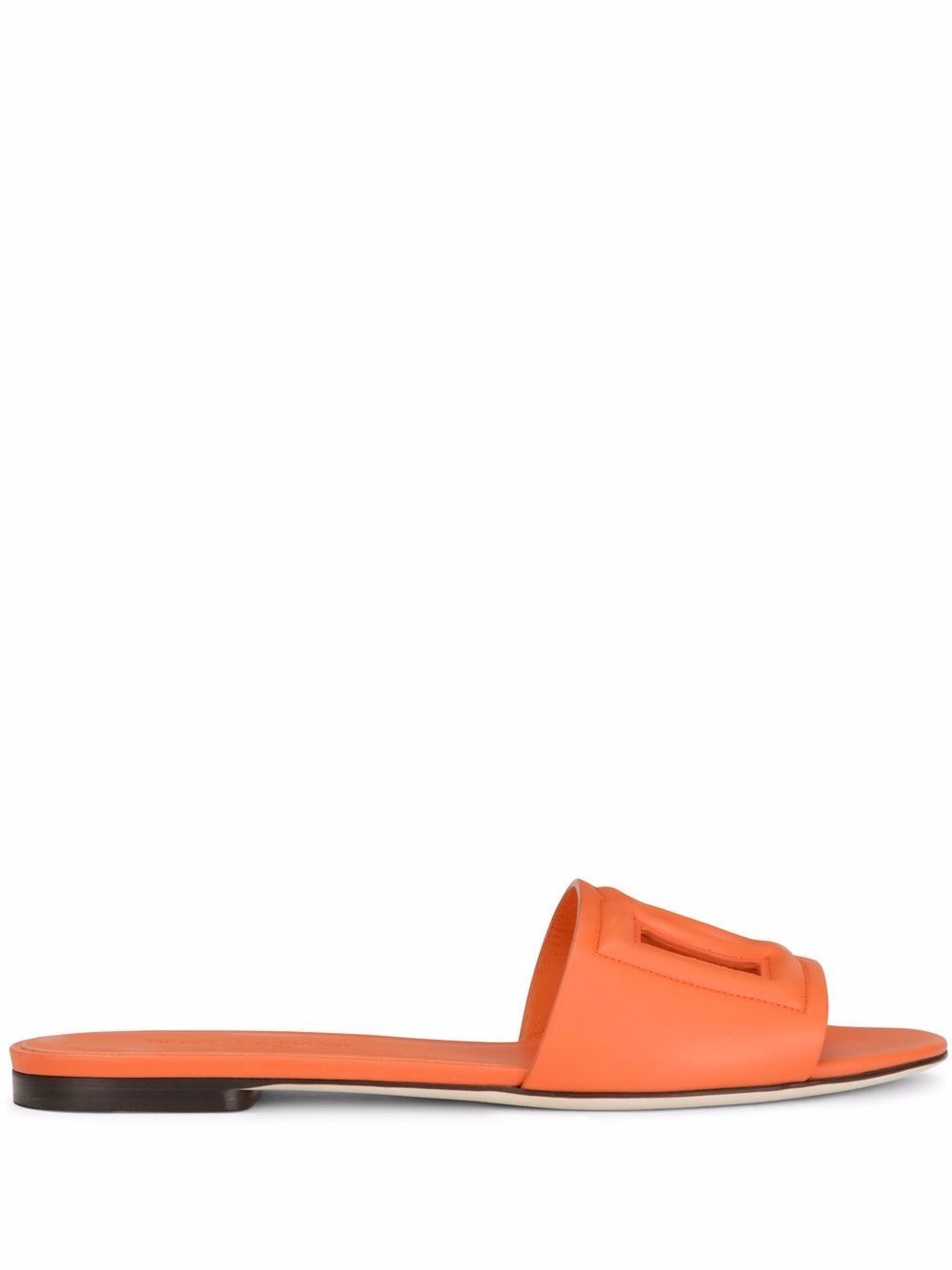 Dolce & Gabbana Sandals Orange Outer: Calf Leather