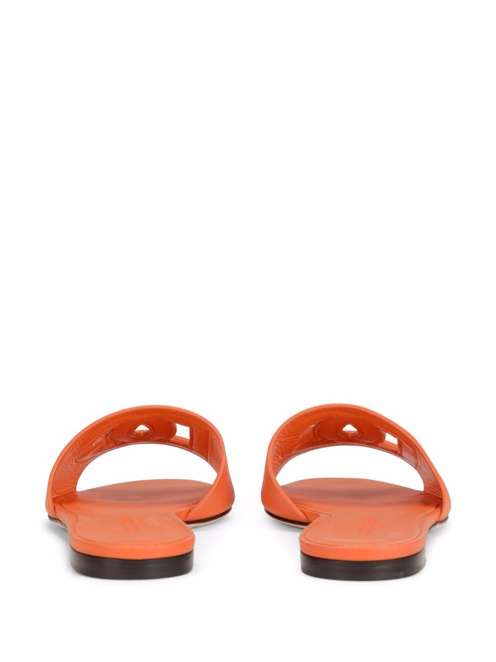 Dolce & Gabbana Sandals Orange Outer: Calf Leather