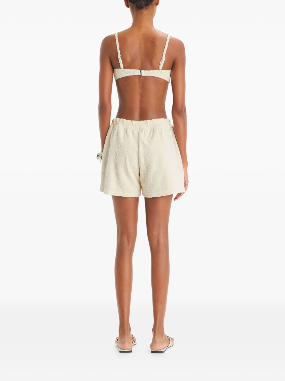 Tory Burch Shorts Ivory Cotton