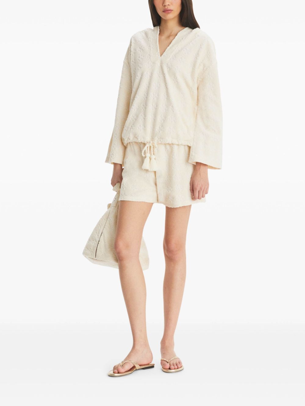 Tory Burch Sweaters Ivory Cotton