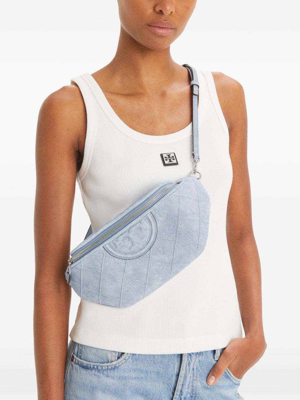 Tory Burch Bags Clear Blue Outer: suede