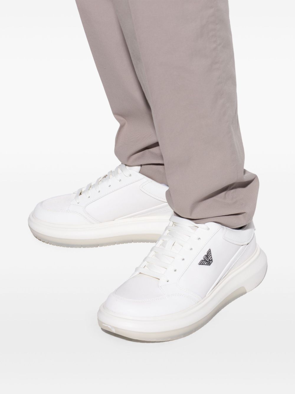 Emporio Armani Sneakers Bianco Outer: Polyester