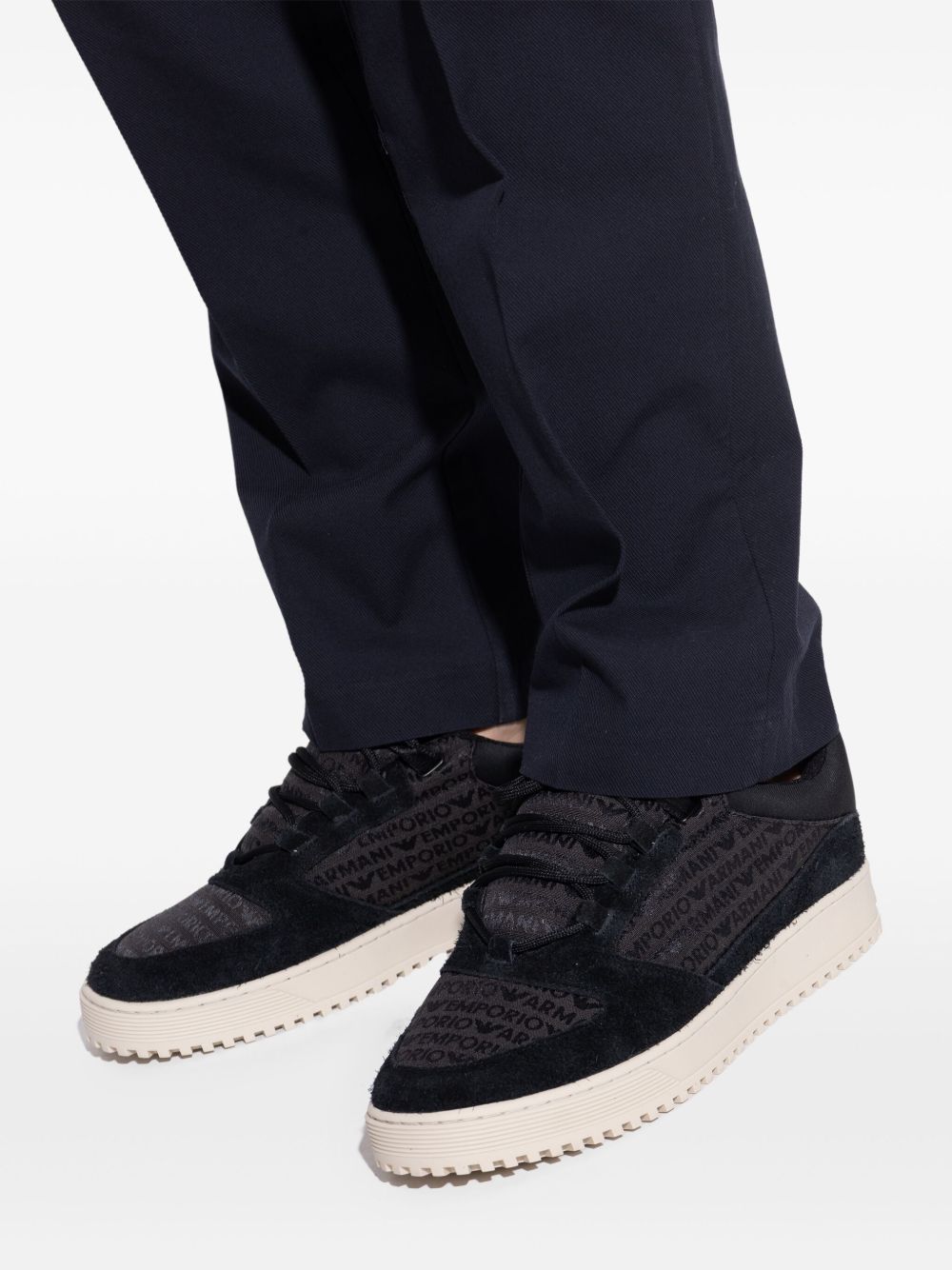 Emporio Armani Sneakers Nero Outer: Bovine Leather