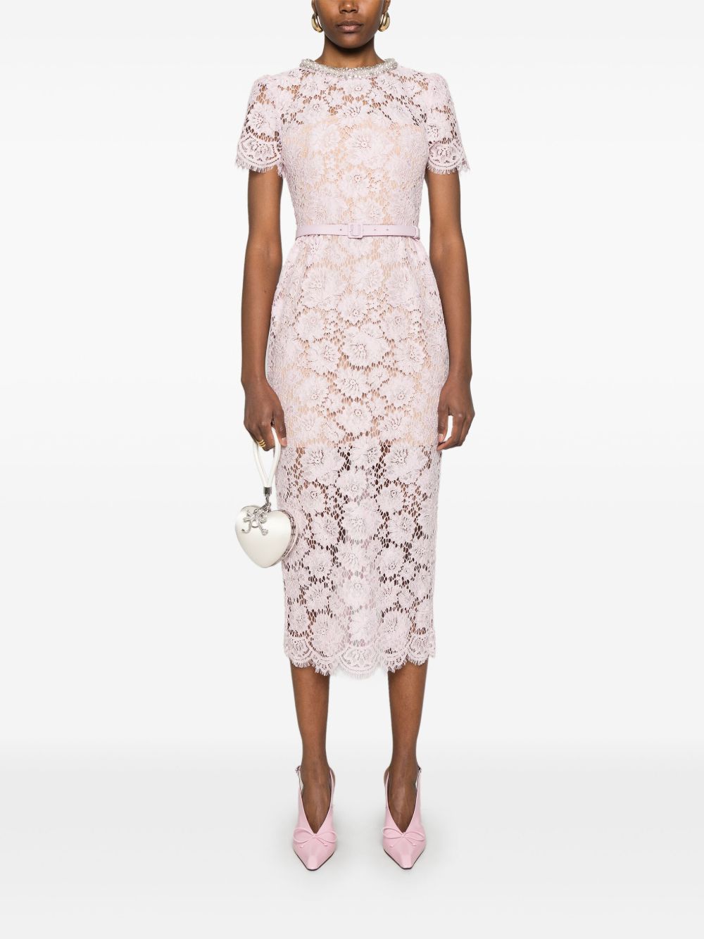 Self-Portrait Dresses Pink