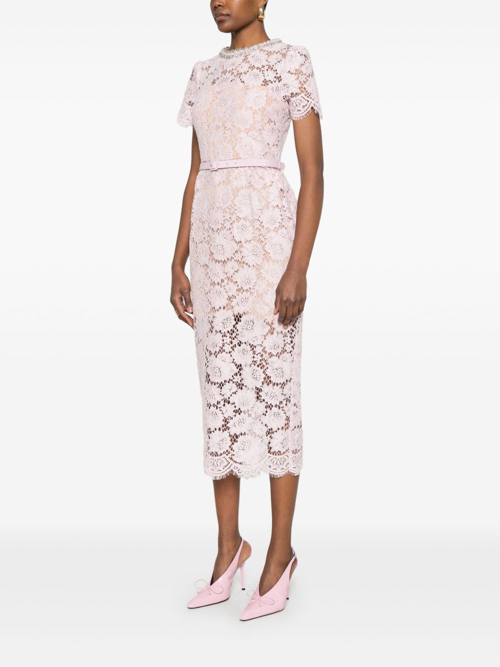 Self-Portrait Dresses Pink