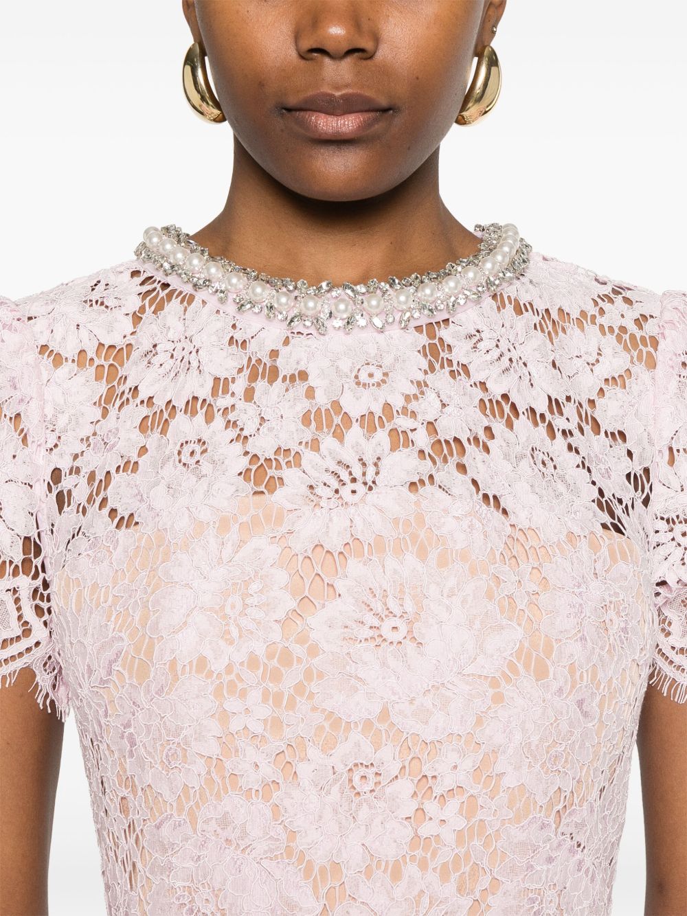 Self-Portrait Dresses Pink