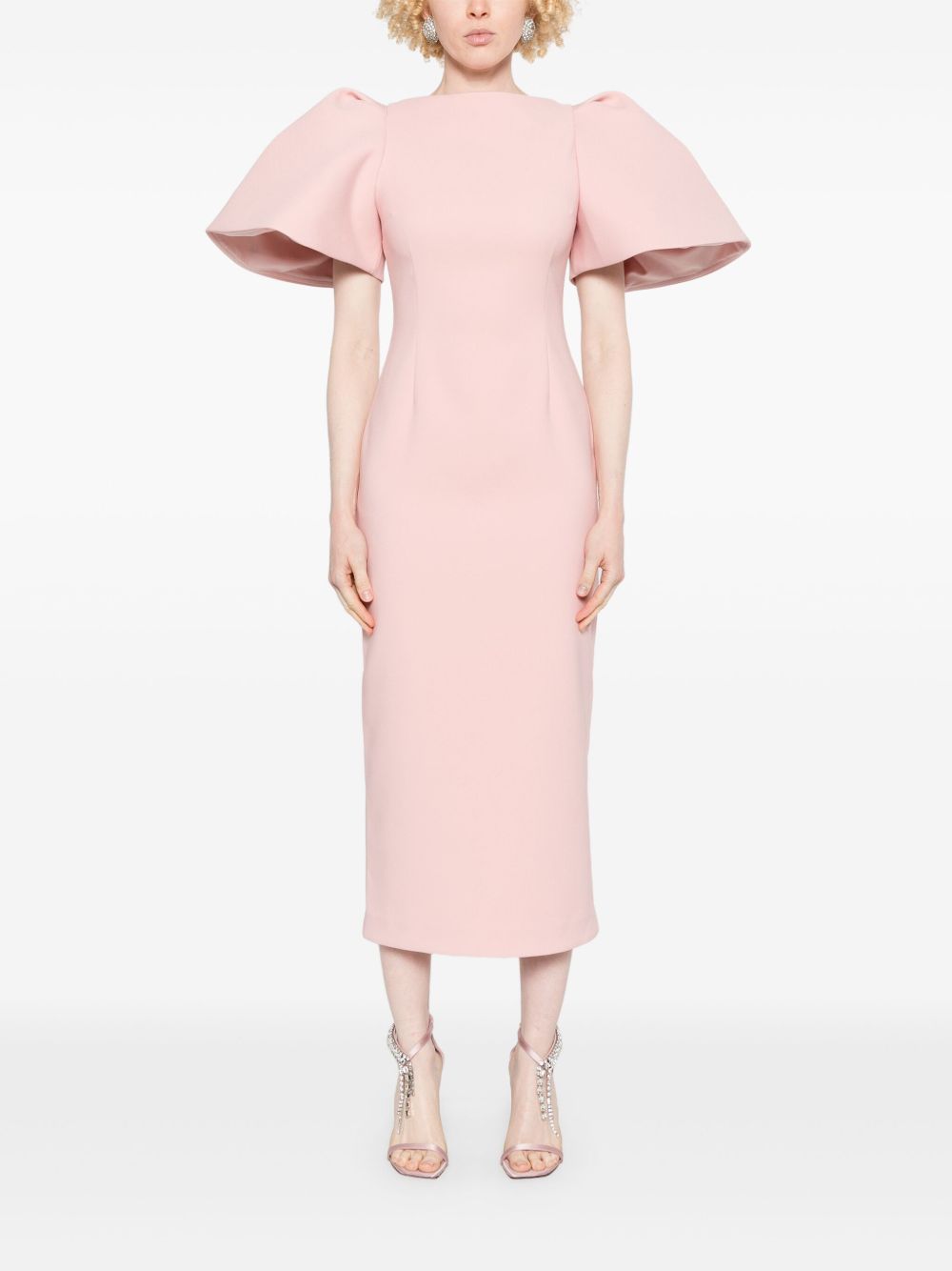 Solace London Dresses Pink Polyester