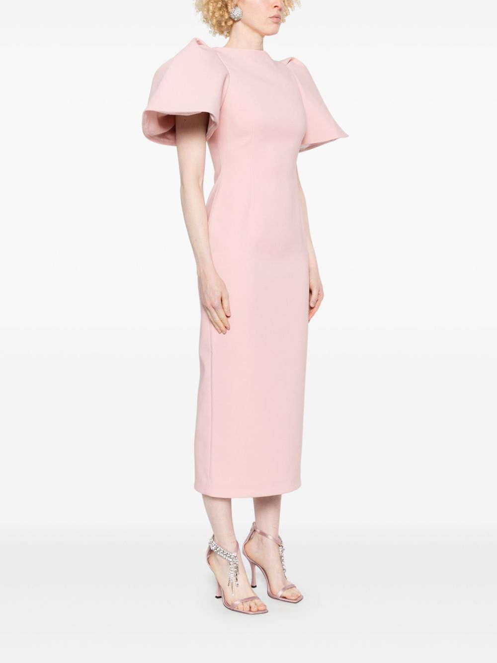 Solace London Dresses Pink Polyester
