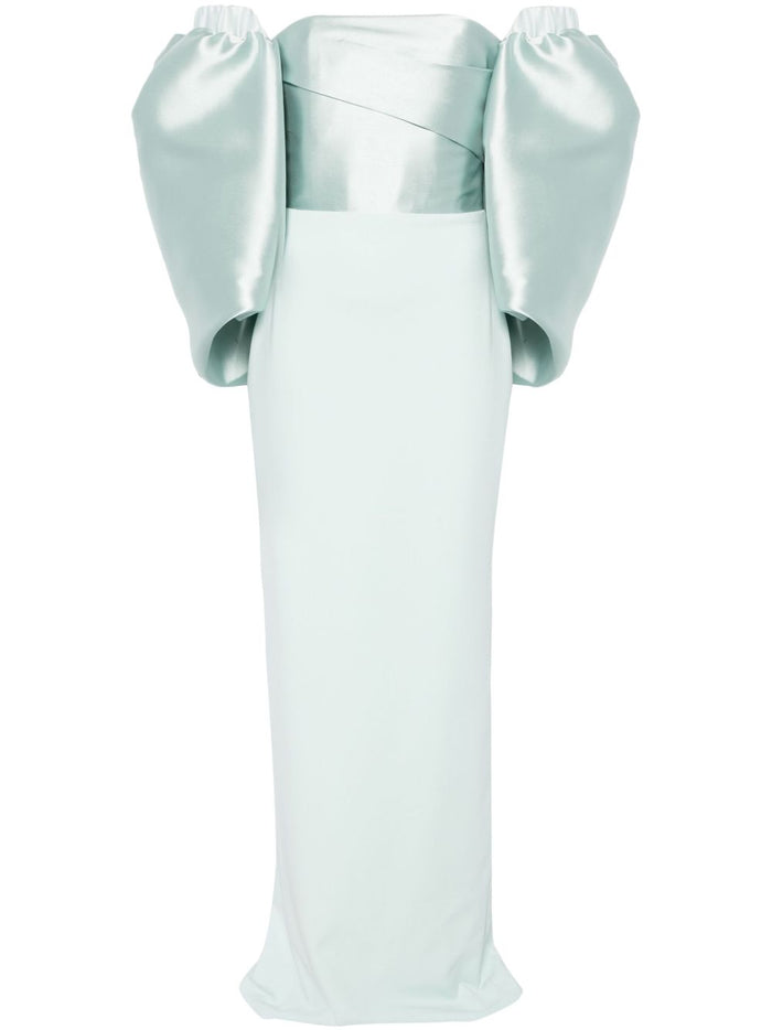Solace London Dresses Clear Blue Polyester