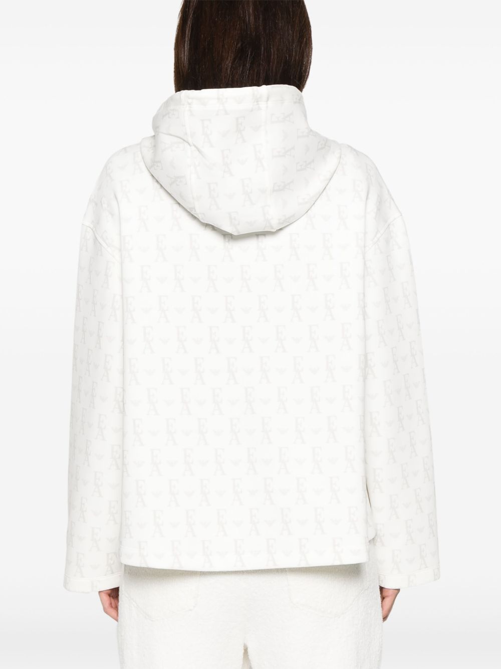 Emporio Armani Sweaters Bianco Cotton Polyester Elastane