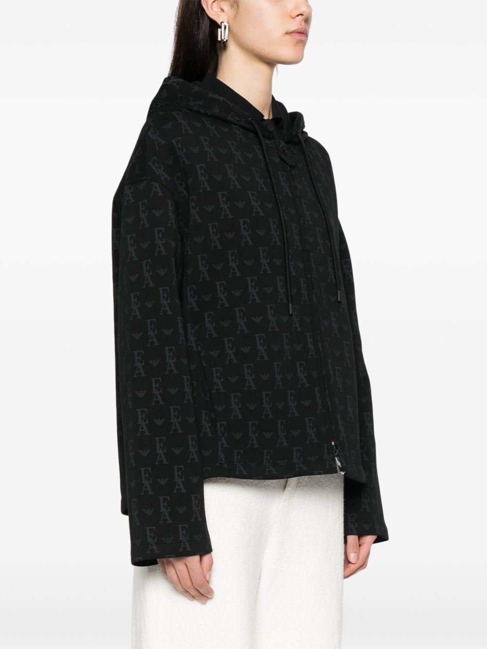 Emporio Armani Sweaters Nero Cotton Polyester Elastane