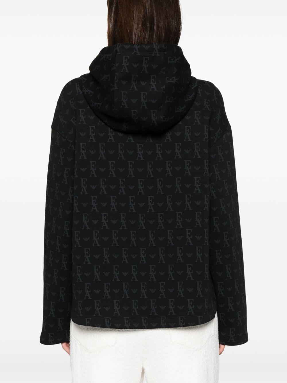 Emporio Armani Sweaters Nero Cotton Polyester Elastane