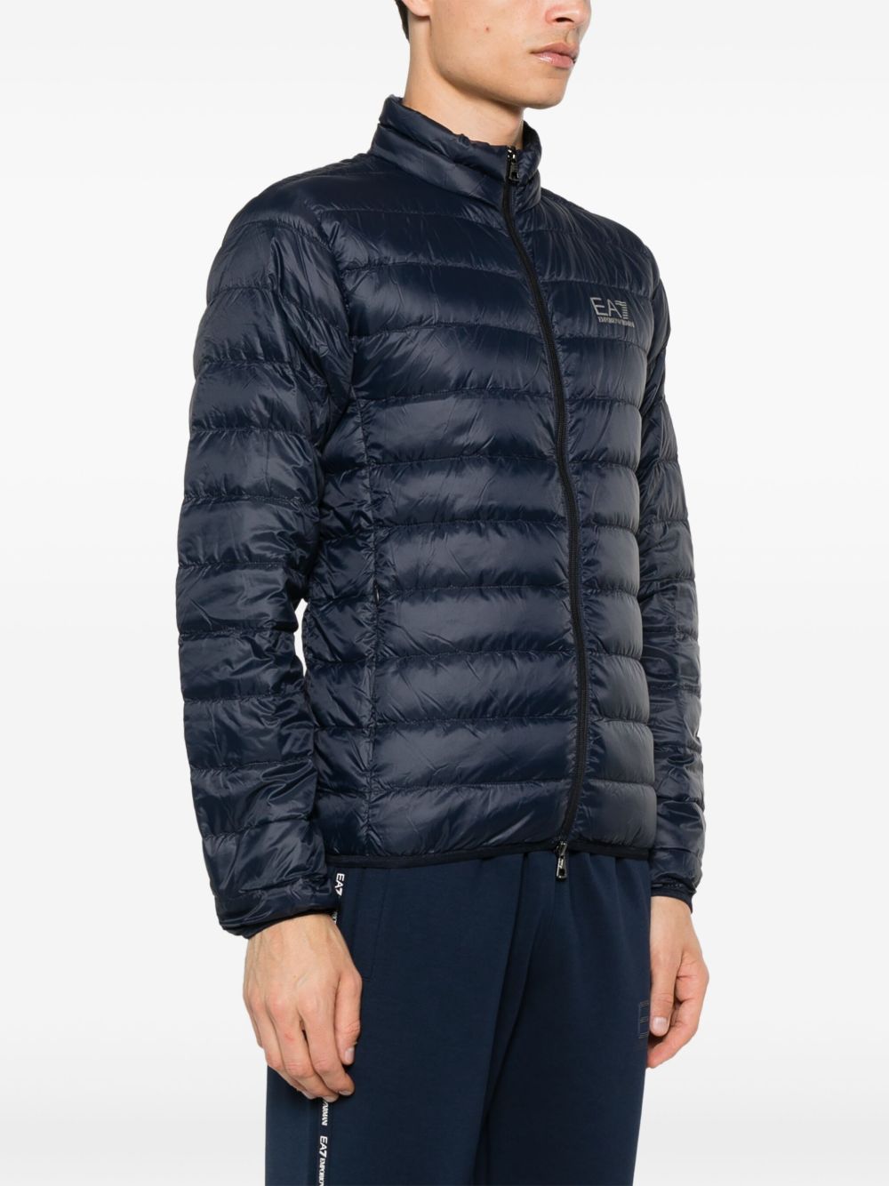 Ea7 Coats Blu Lining: Polyamide