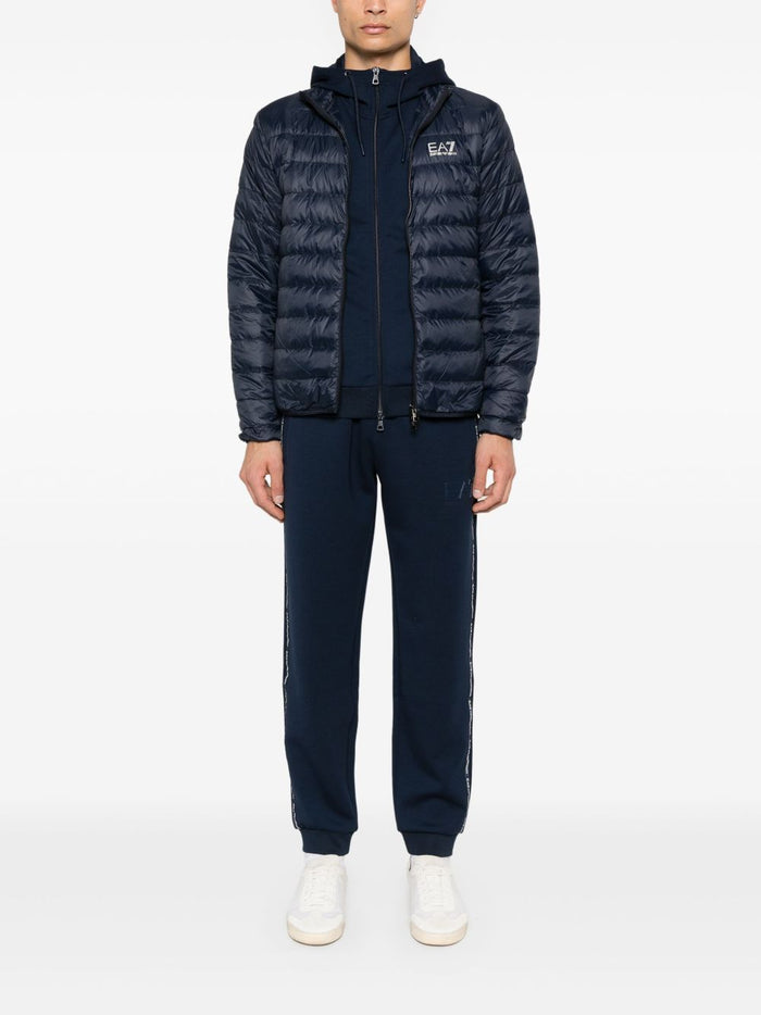 Ea7 Coats Blu Lining: Polyamide