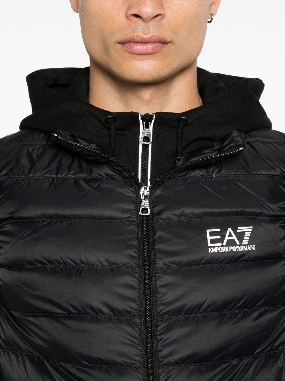 Ea7 Jackets Nero