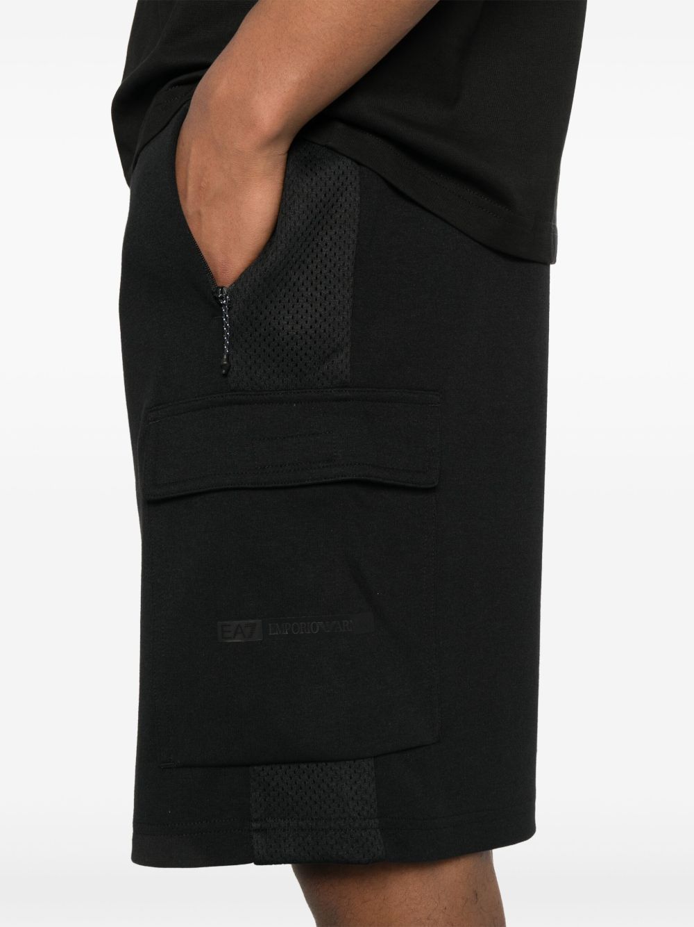 Ea7 Shorts Nero Outer: Cotton