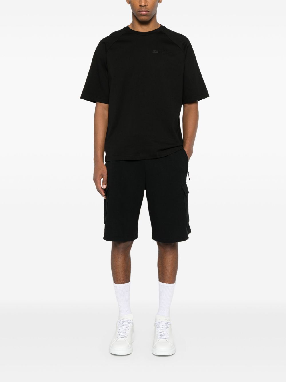 Ea7 Shorts Nero Outer: Cotton