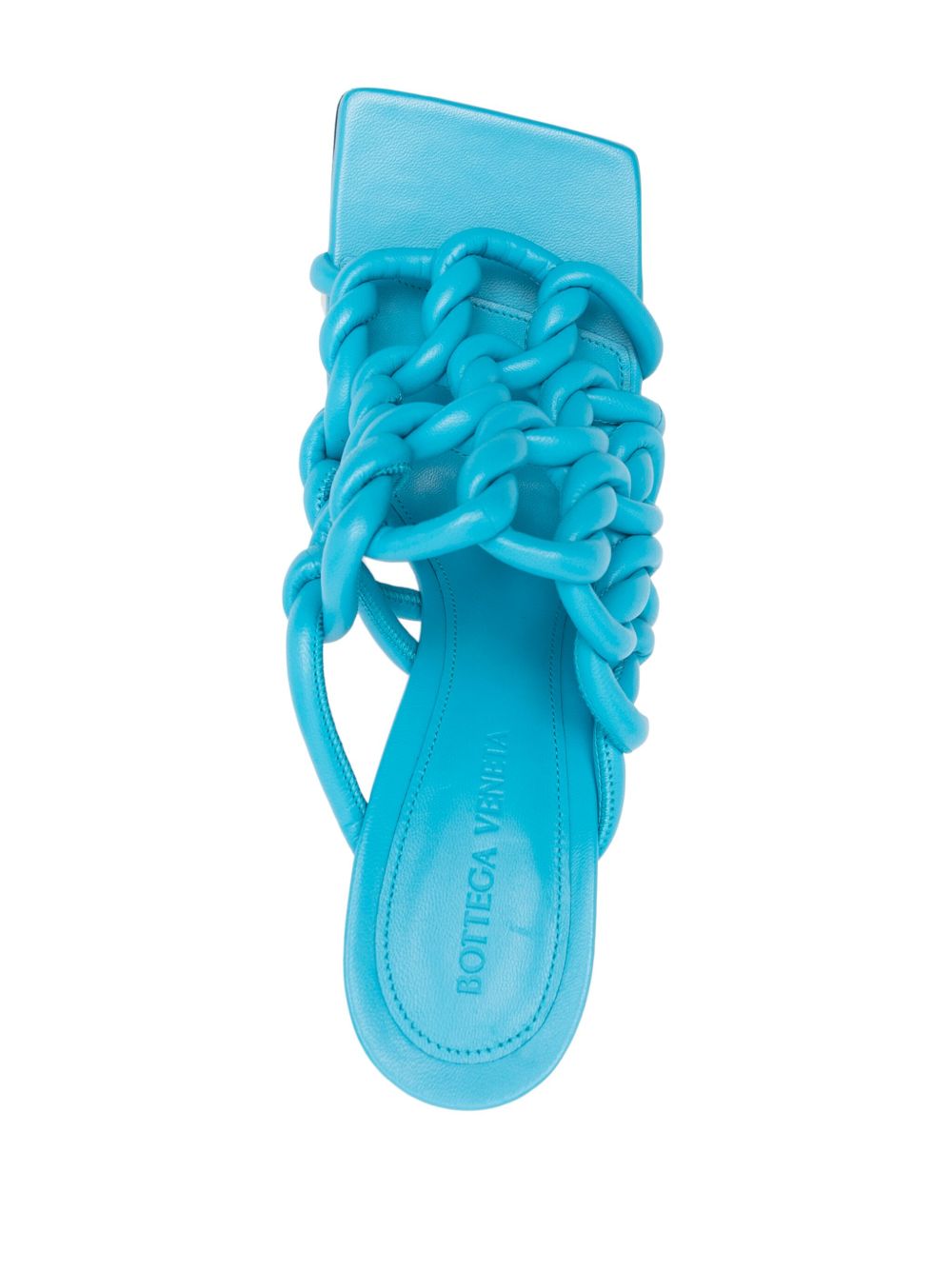 Bottega Veneta Sandals Blue Upper: Lambskin