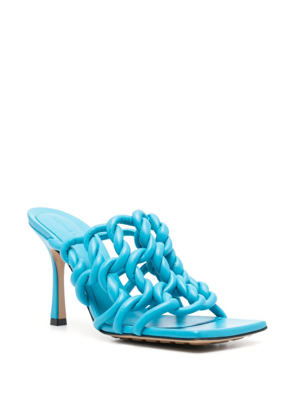Bottega Veneta Sandals Blue Upper: Lambskin