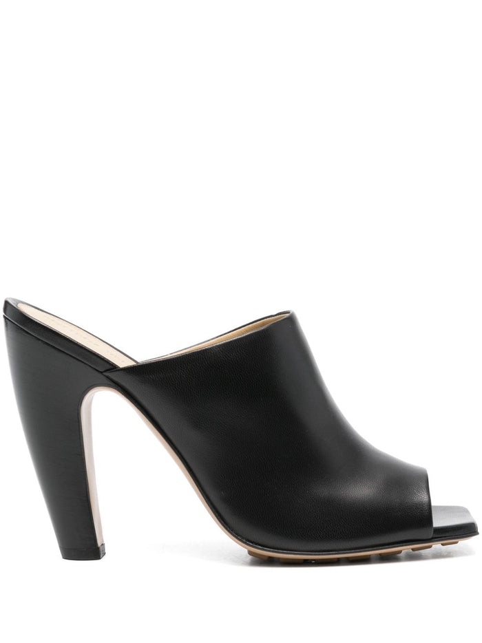 Bottega Veneta Sandals Black Upper: Lambskin