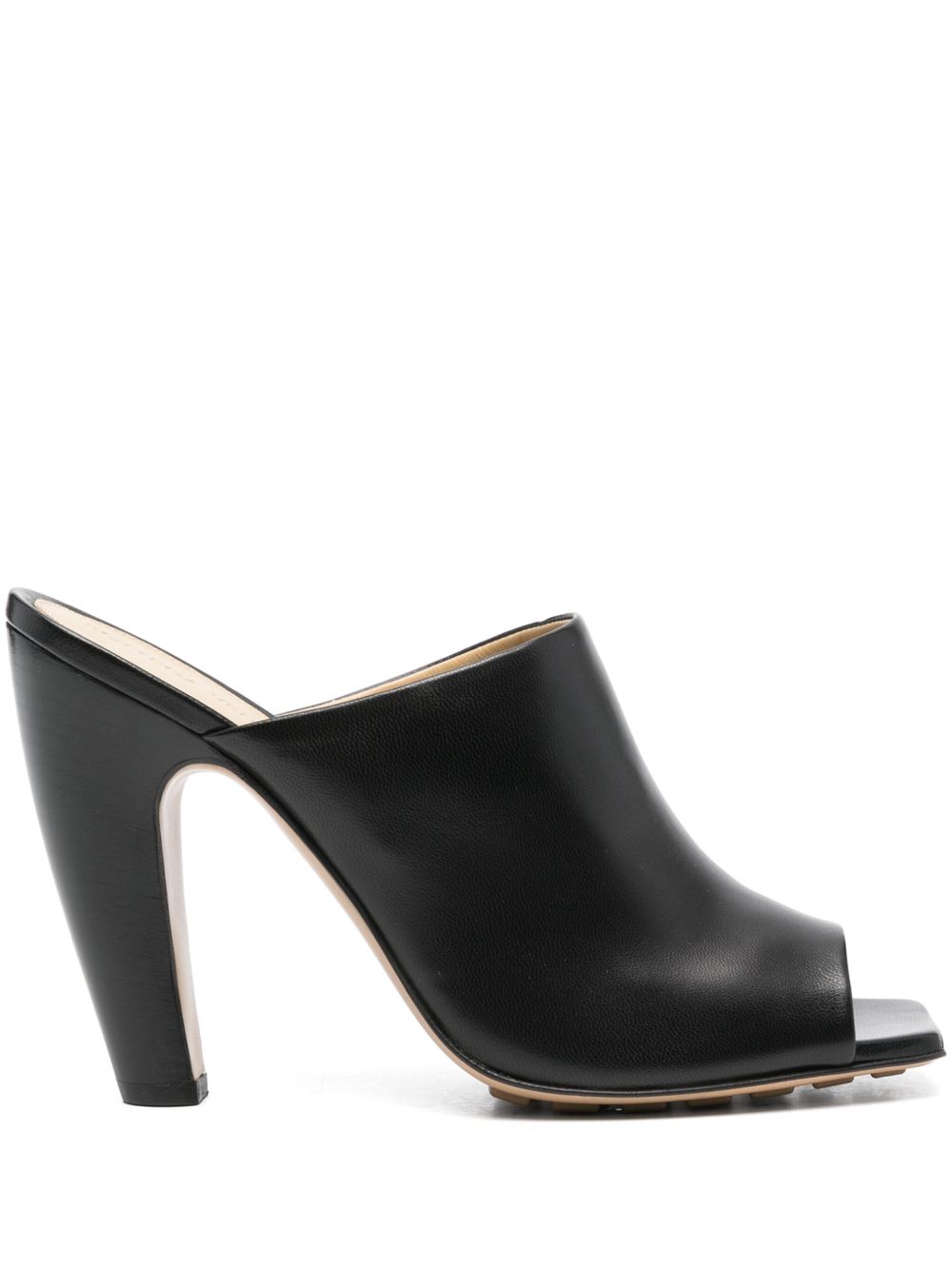 Bottega Veneta Sandals Black Upper: Lambskin