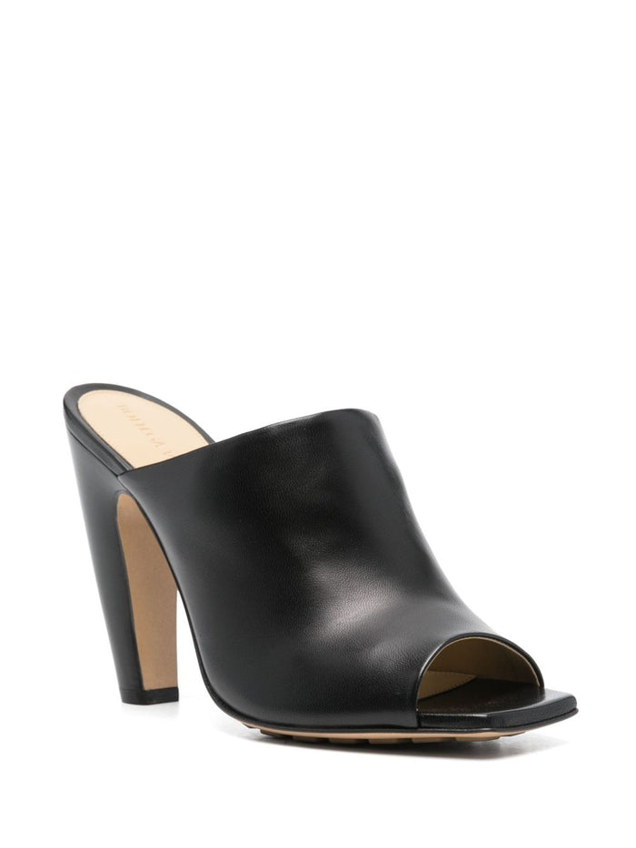 Bottega Veneta Sandals Black Upper: Lambskin