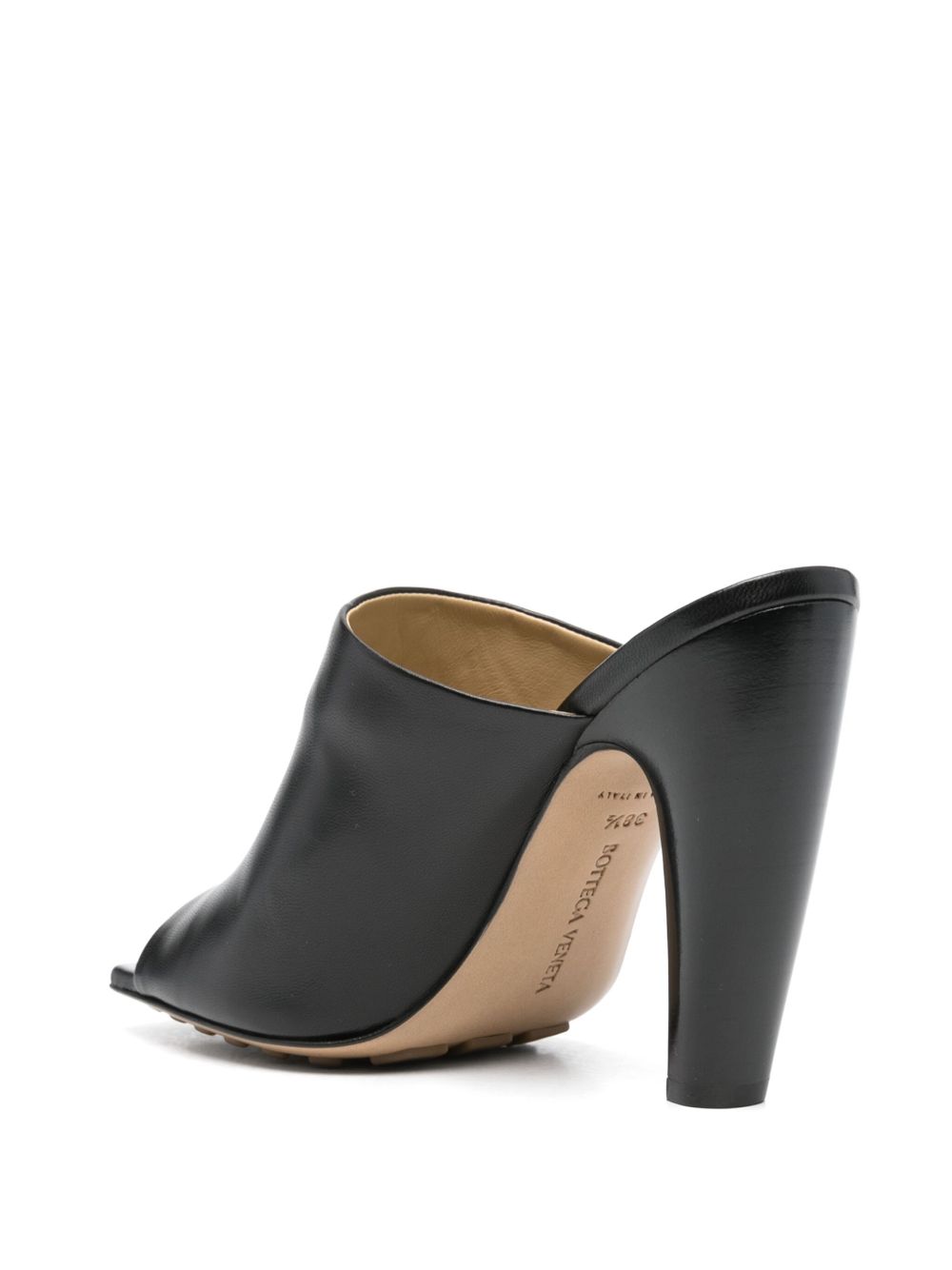 Bottega Veneta Sandals Black Upper: Lambskin