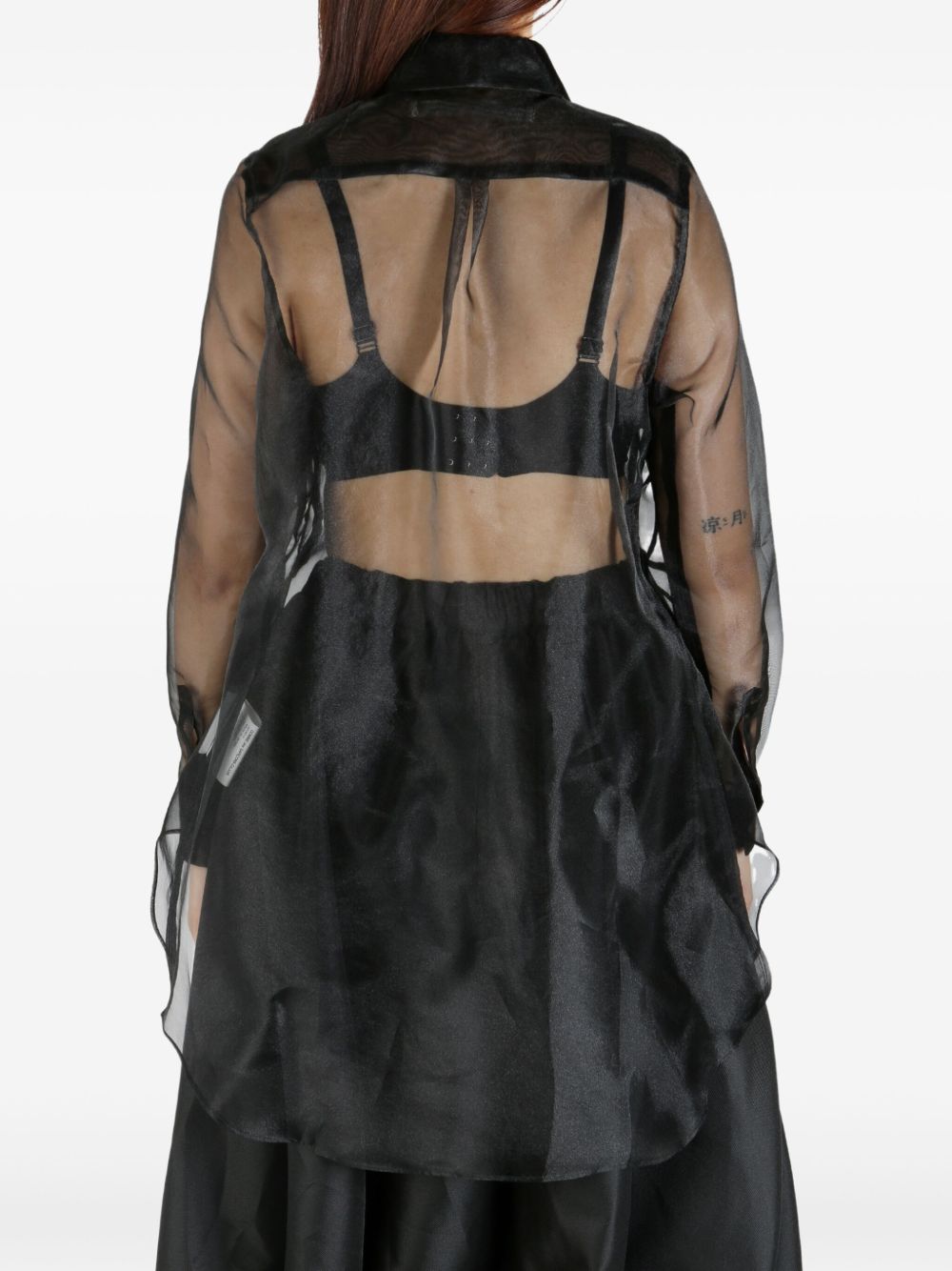 Comme Des Garcons Shirts Black Polyester