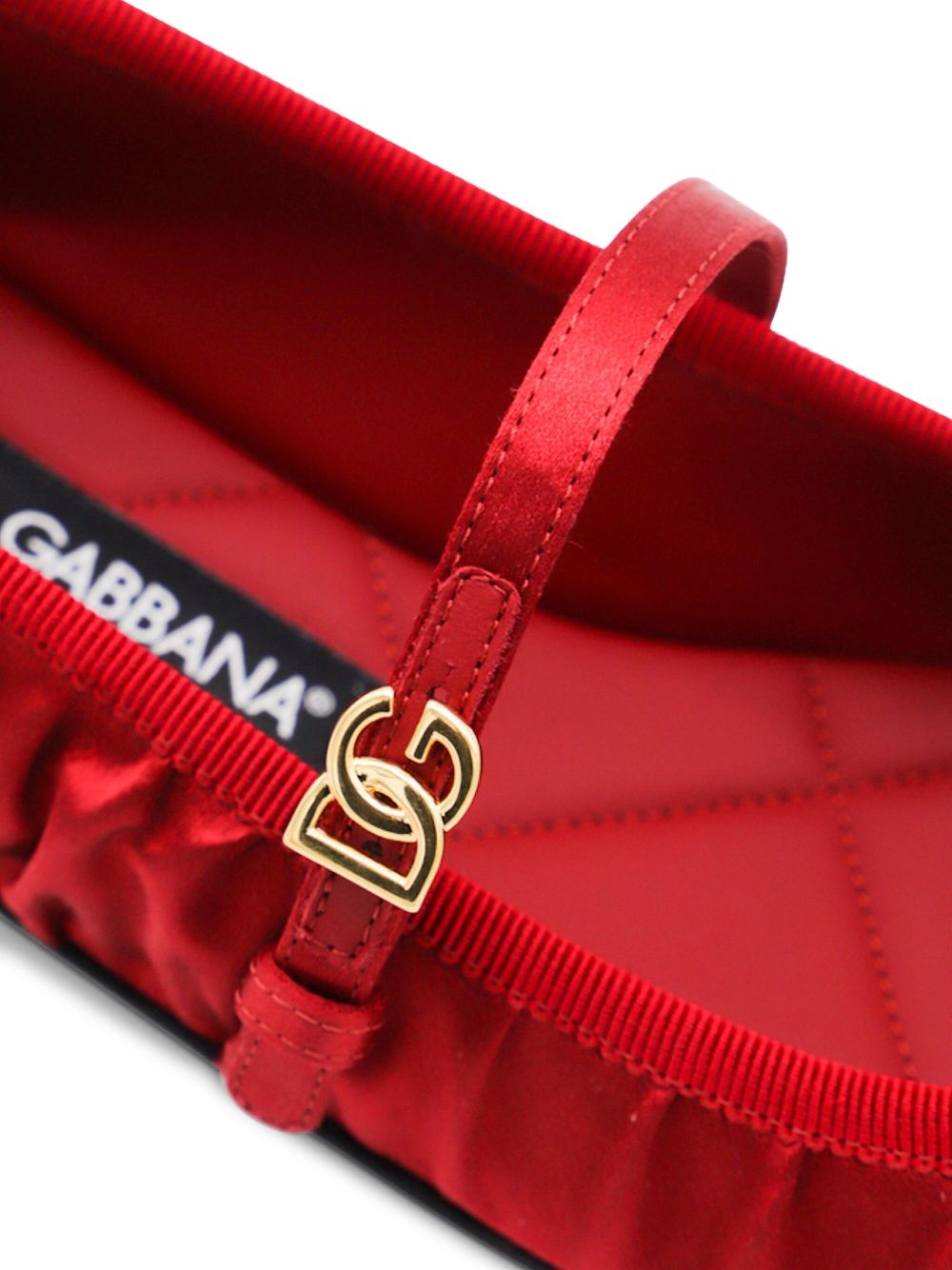Dolce & Gabbana Flat Shoes Red Cotton Viscose Silk