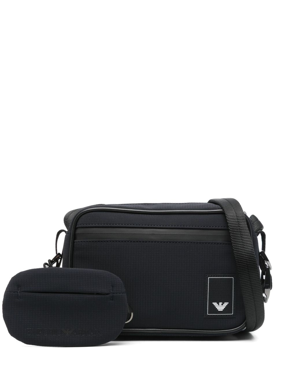 Emporio Armani Capsule Wallets Blu Polyamide Elastane