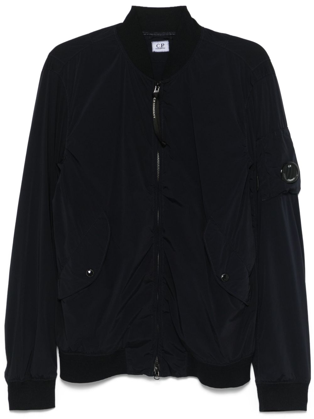 C.p. Company Coats Blue Polyamide