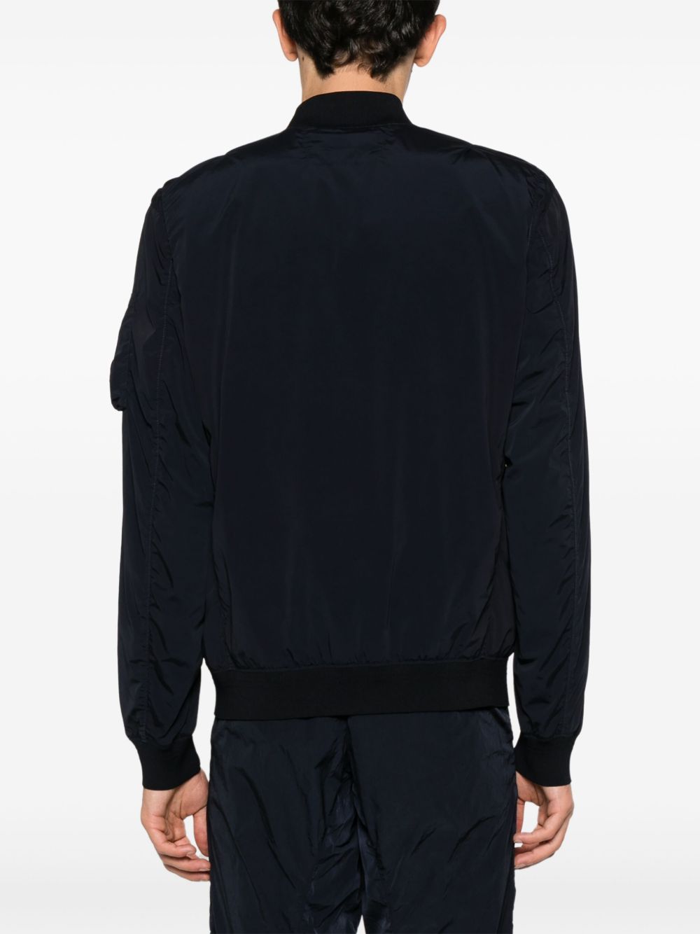 C.p. Company Coats Blue Polyamide
