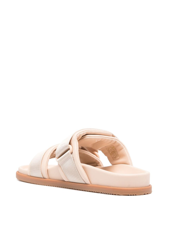 Moncler Sandals Pink Outer: Fabric