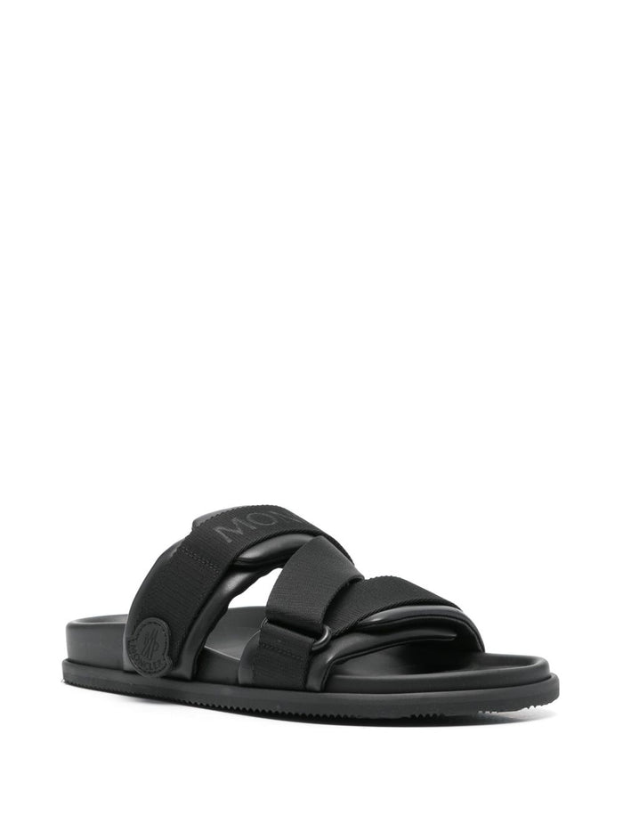 Moncler Sandals Black Outer: Fabric