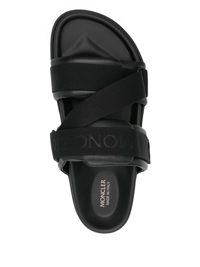 Moncler Sandals Black Outer: Fabric