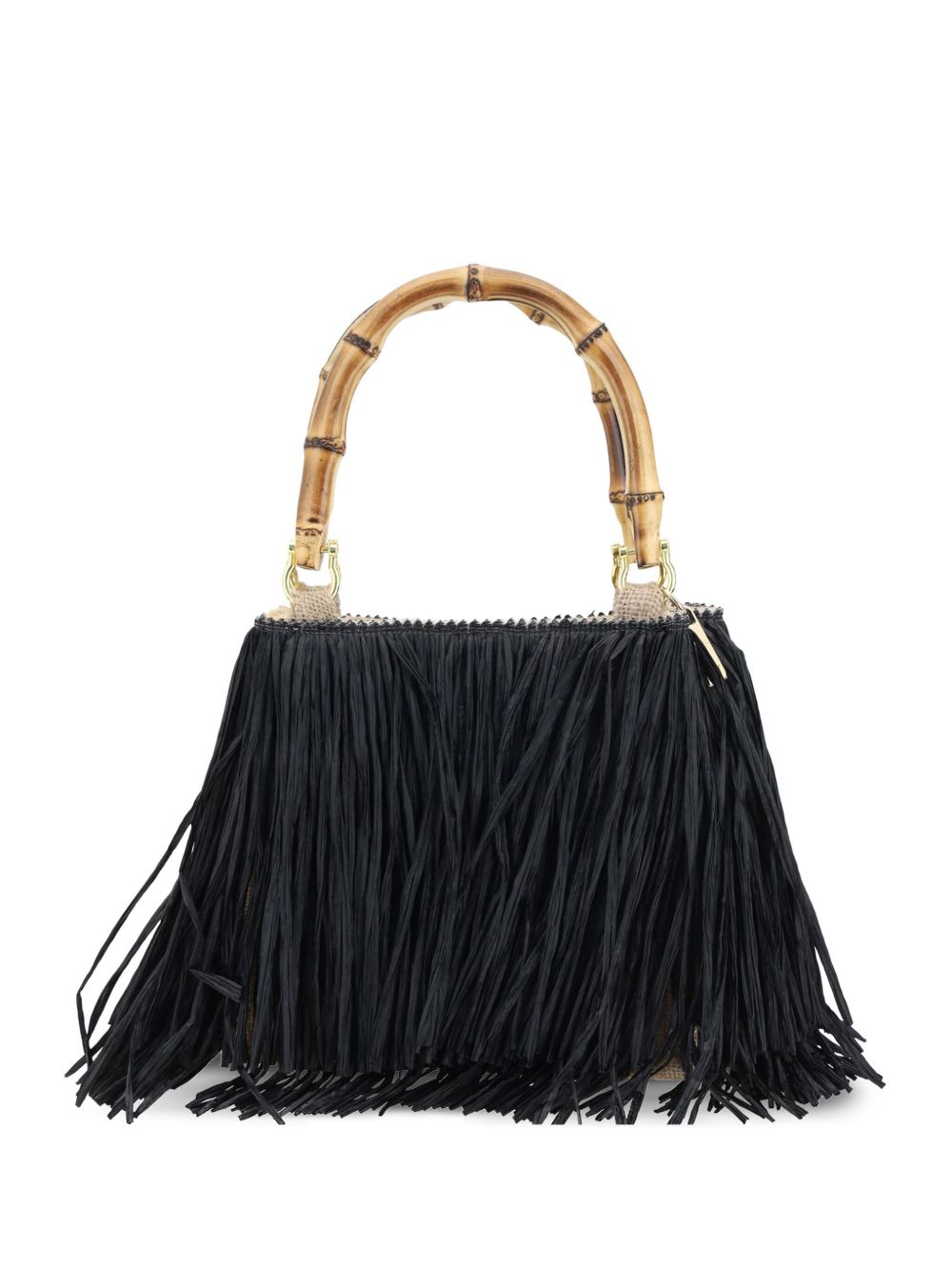 La Milanesa Bags Black Raffia