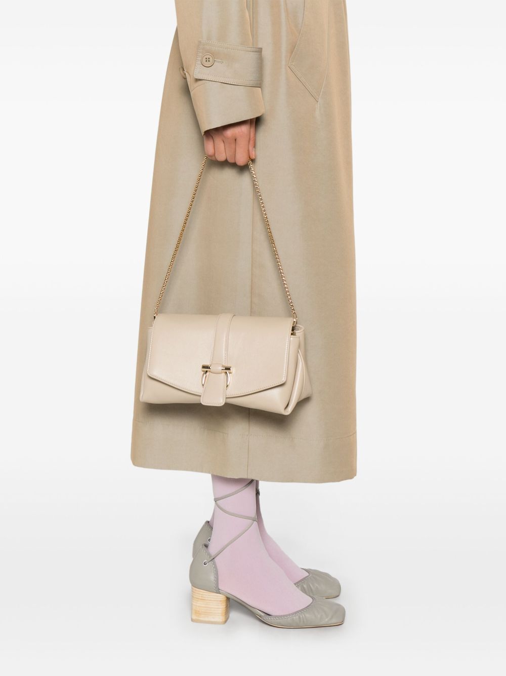 Ferragamo Bags Grey Calf Leather