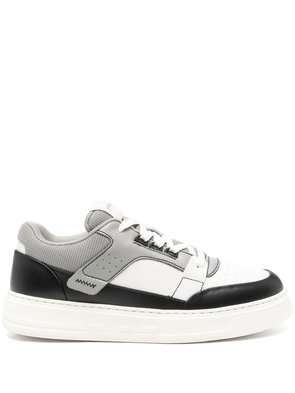 Emporio Armani Sneakers Grigio Calf Leather
