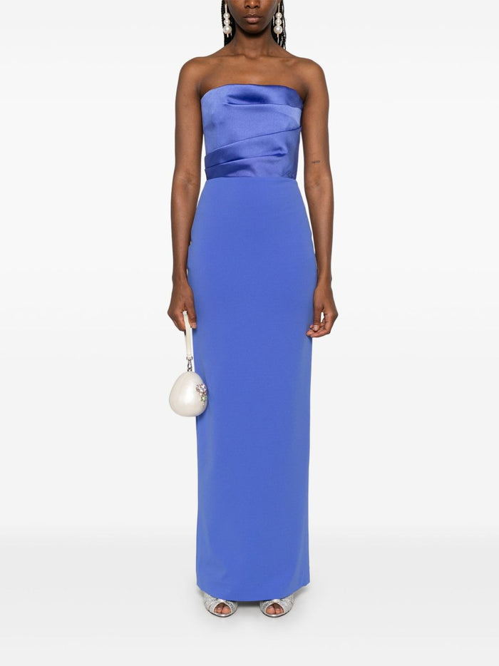 Solace London Dresses Blue Polyester