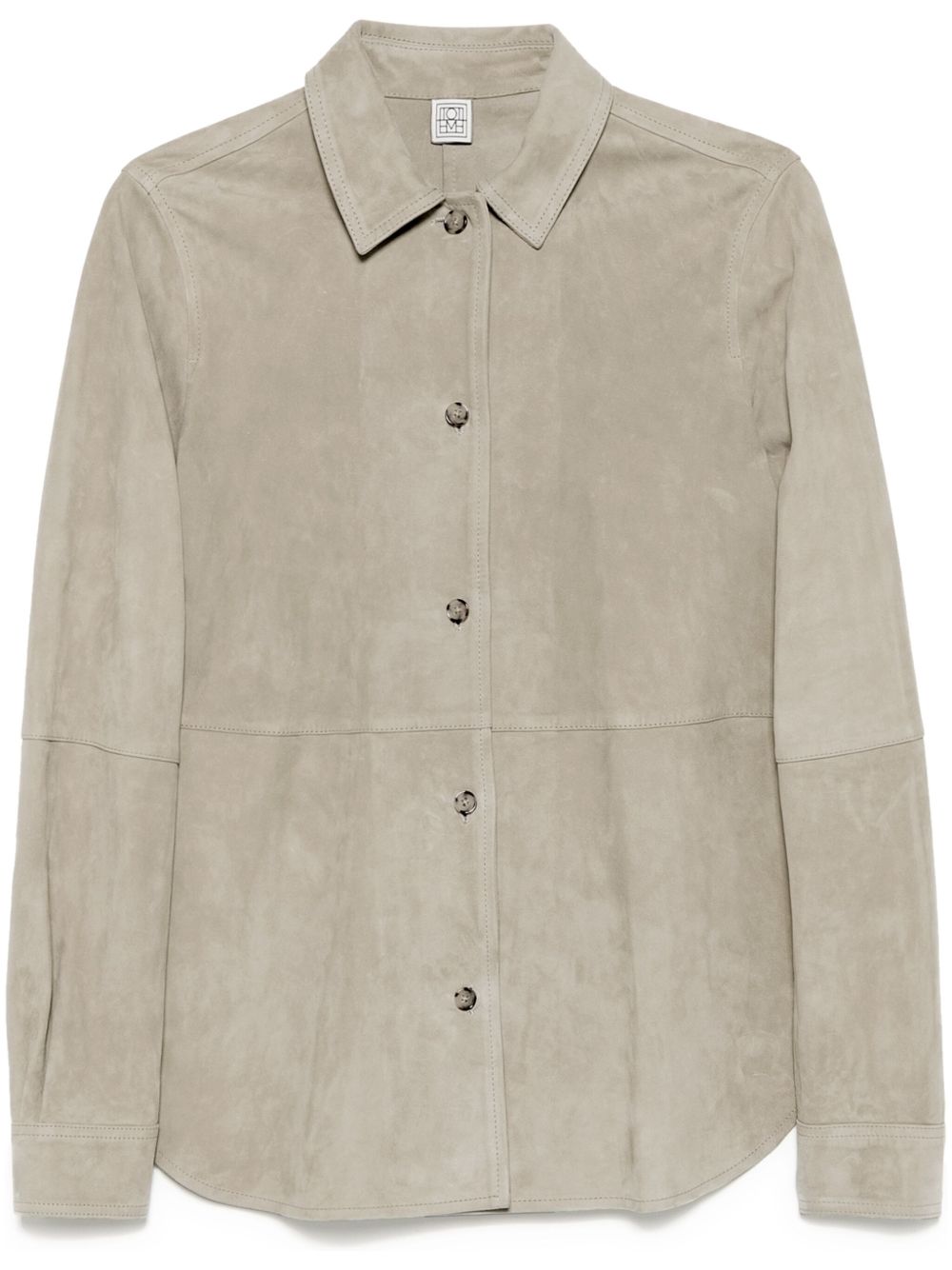 Toteme Main Shirts Beige Lambskin