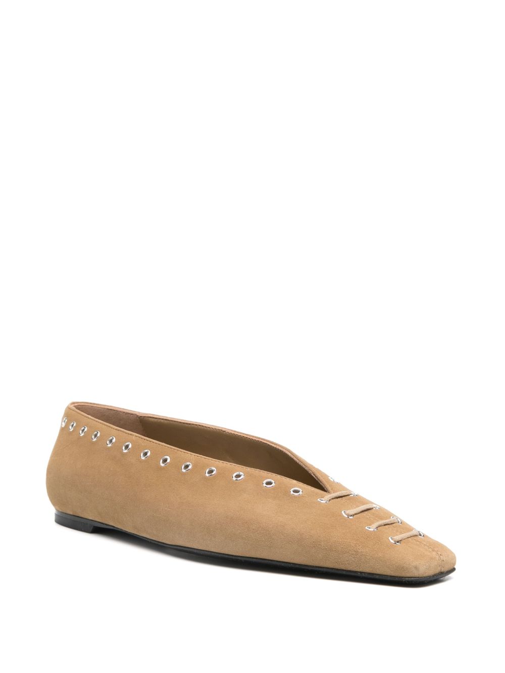 Toteme Main Flat Shoes Beige
