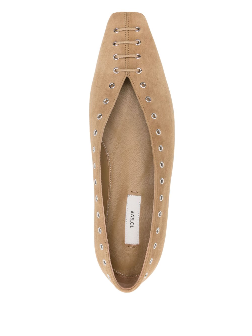 Toteme Main Flat Shoes Beige