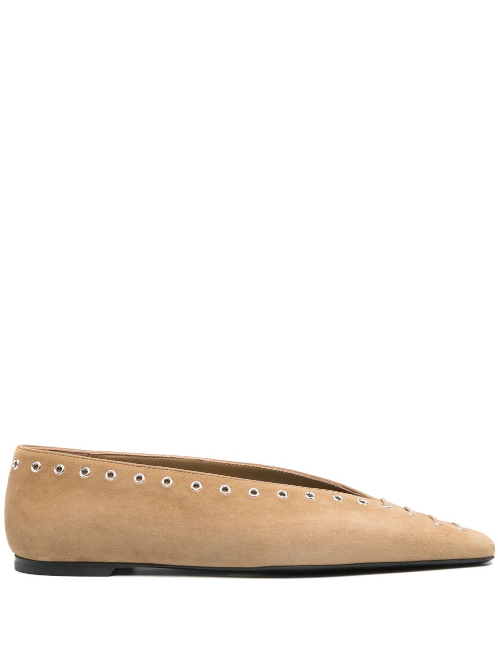 Toteme Main Flat Shoes Beige