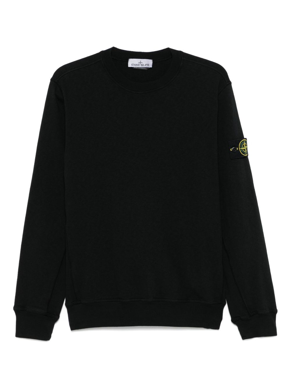 Stone Island Sweaters Black Cotton