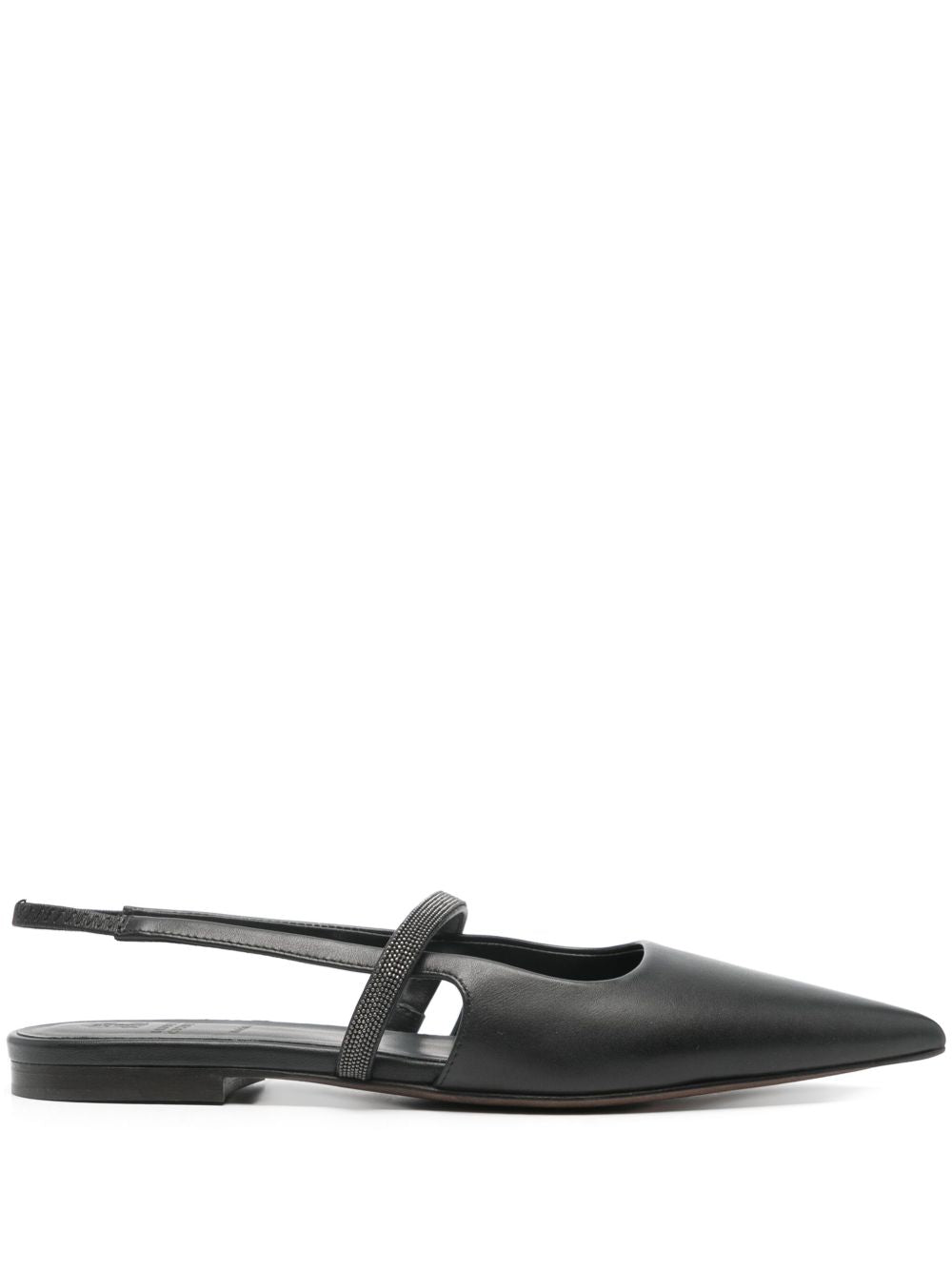 Brunello Cucinelli With Heel Nero Sole: Calf Leather