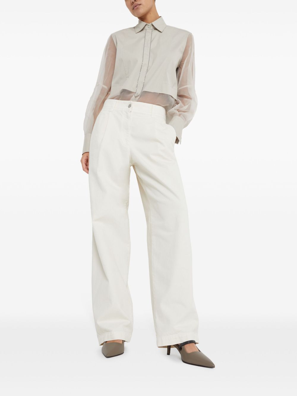 Brunello Cucinelli With Heel Grigio Outer: Leather