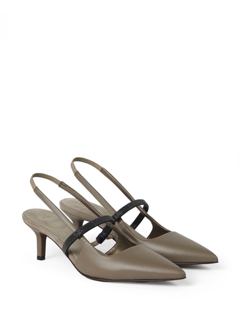 Brunello Cucinelli With Heel Grigio Outer: Leather